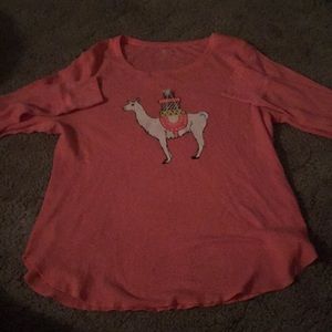 Plus size long sleeve shirt